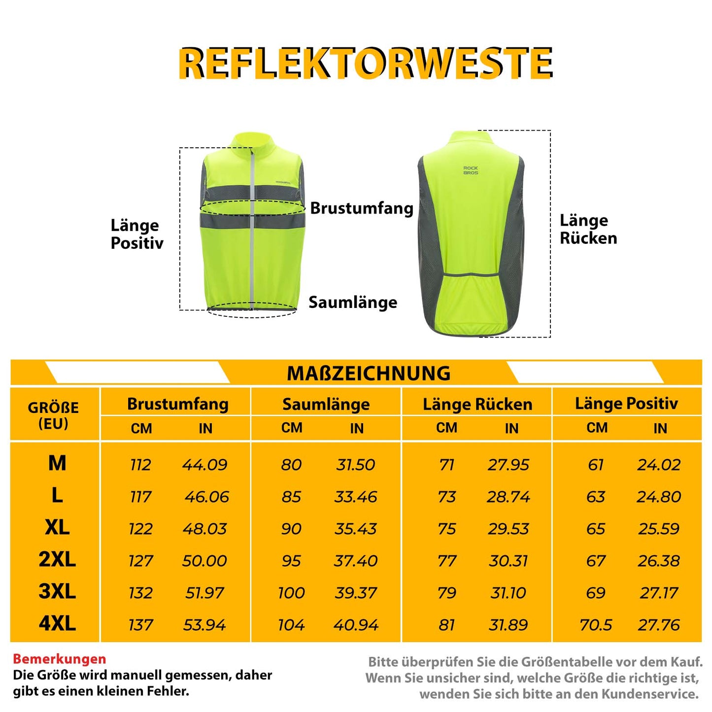 Kamizelka odblaskowa do jazdy konnej, kamizelka bezpieczeństwa, fluorescencyjna zieleń, ROCKBROS