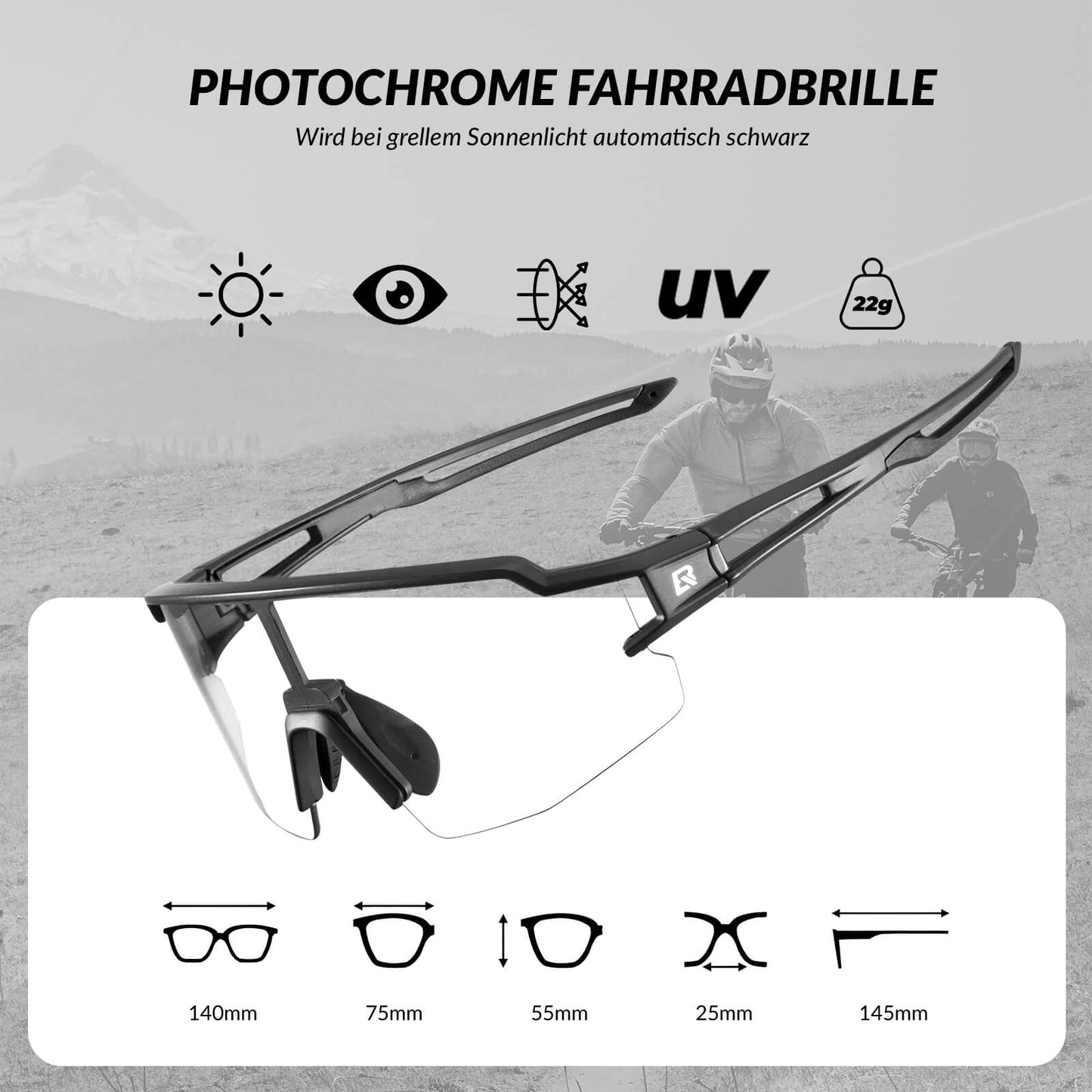Okulary przeciwsłoneczne dla kobiet i mężczyzn, okulary rowerowe z ochroną UV, ROCKBROS
