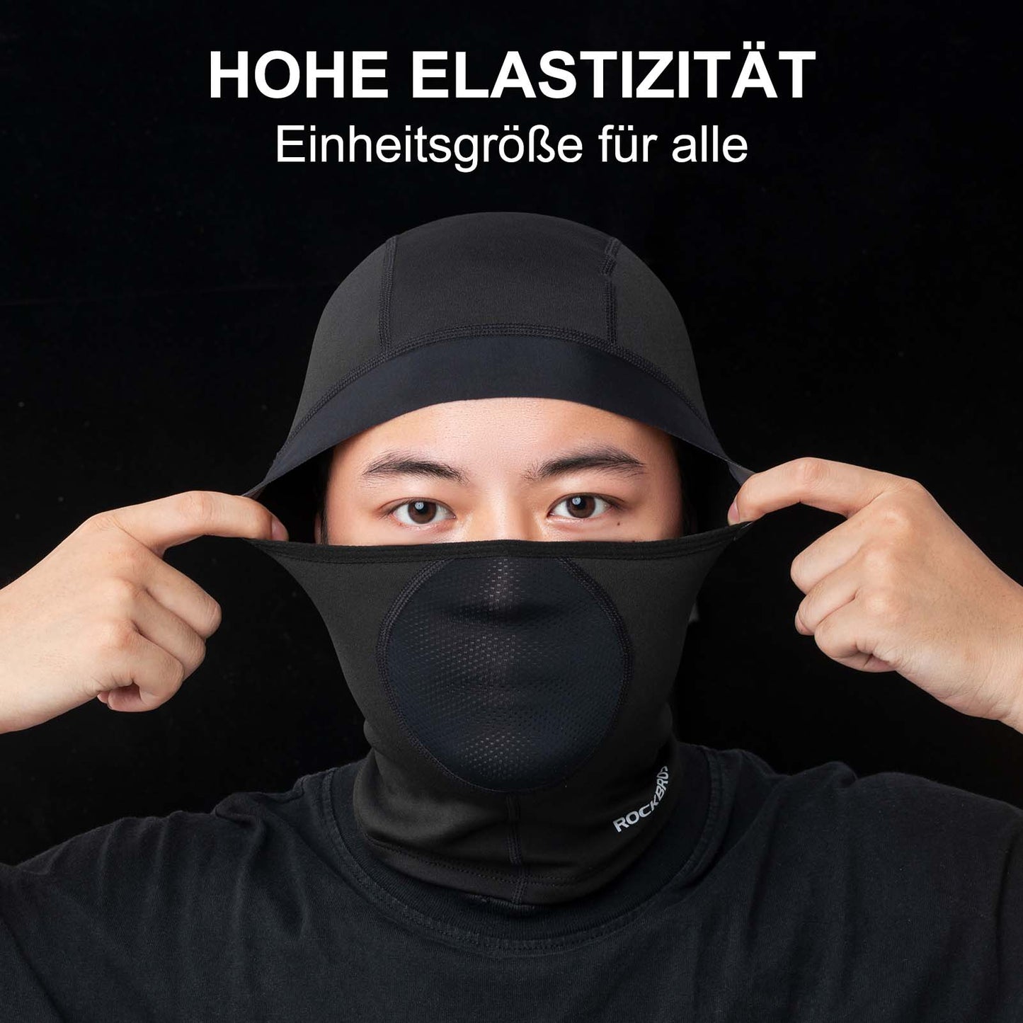 Balaclava, kominiarka jesienno-zimowa, maska na twarz oddychająca, ROCKBROS