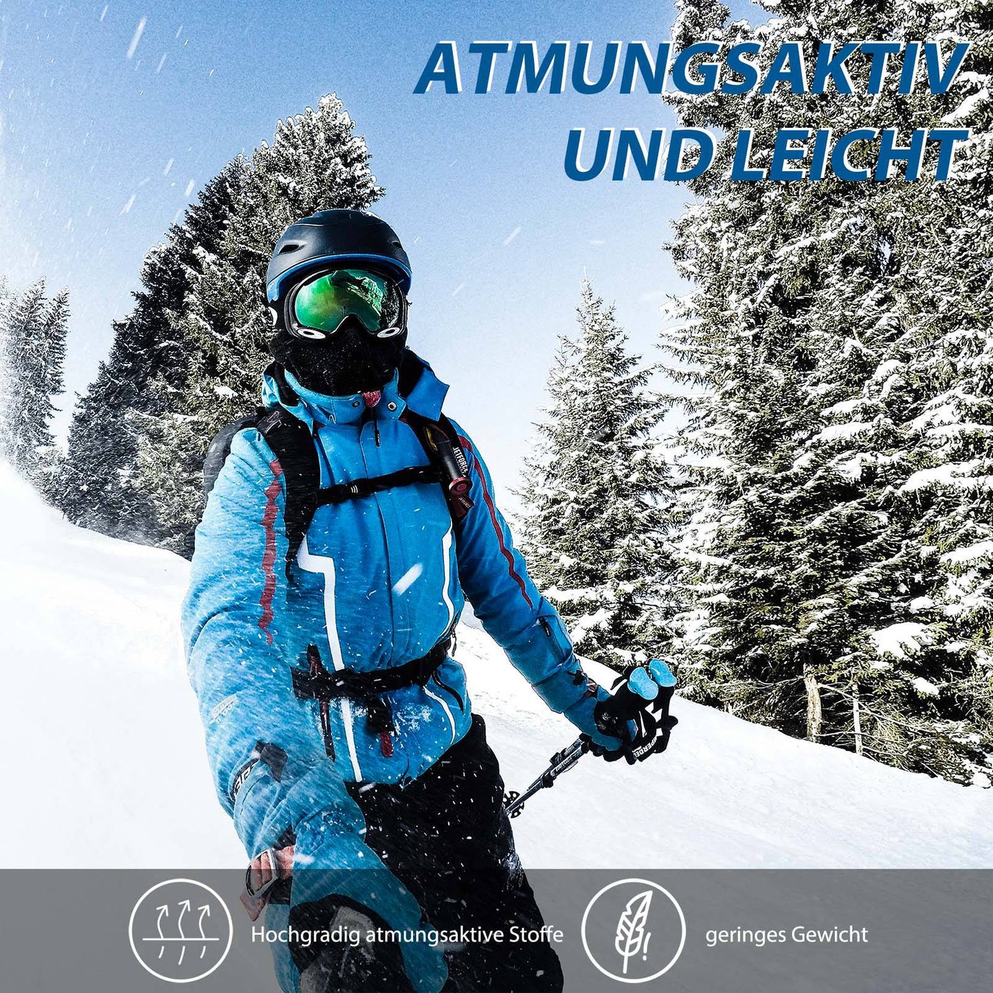 Zimowa kominiarka, ocieplacz do uprawiania sportów na świeżym powietrzu, ROCKBROS