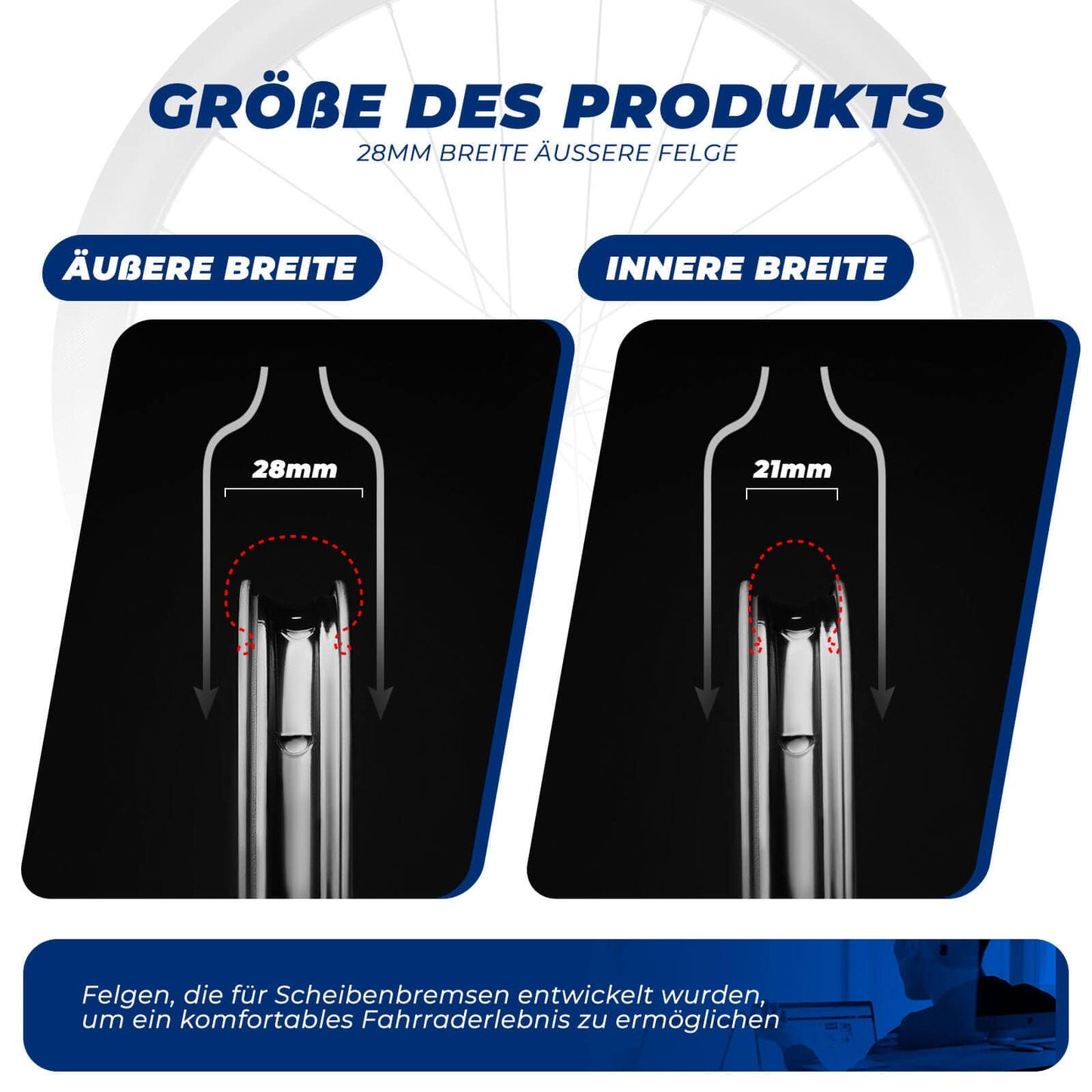 Zestaw kół T700 Carbon 28" 50mm, z hamulcem tarczowym, oś przelotowa do rowerów szosowych i napędem SHIMANO 8-12 biegów, 24 szprychy, łożyska stalowe 36T, ROCKBROS