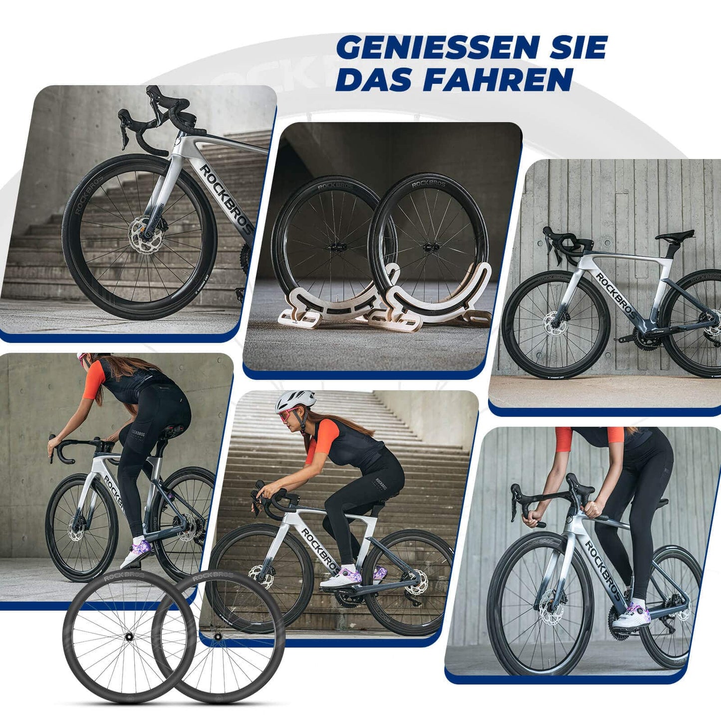 Zestaw kół T700 Carbon 28" 50mm, z hamulcem tarczowym, oś przelotowa do rowerów szosowych i napędem SHIMANO 8-12 biegów, 24 szprychy, łożyska stalowe 36T, ROCKBROS