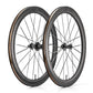 Zestaw kół T700 Carbon Wheelset 55 mm z osią przelotową do hamulców tarczowych do roweru szosowego, w tym poduszki próżniowe ROCKBROS