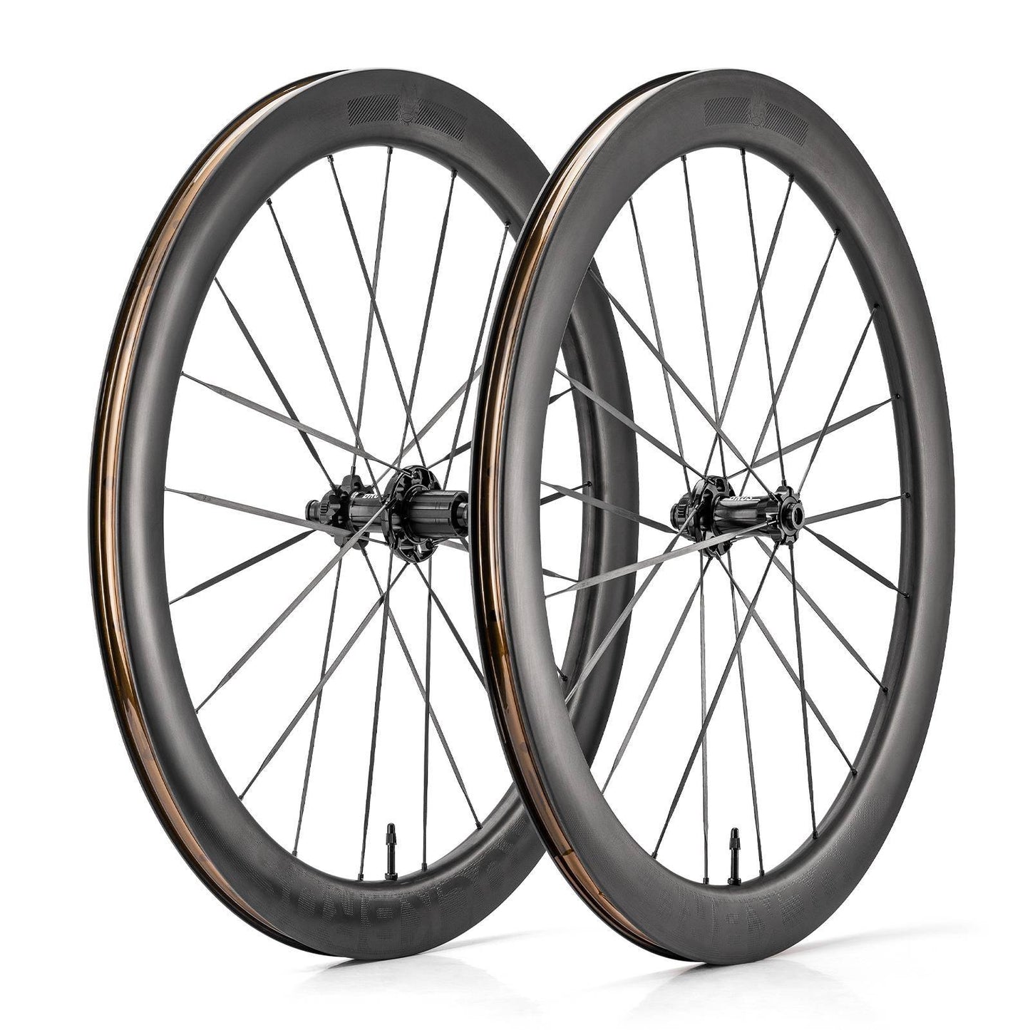Zestaw kół T700 Carbon Wheelset 55 mm z osią przelotową do hamulców tarczowych do roweru szosowego, w tym poduszki próżniowe ROCKBROS