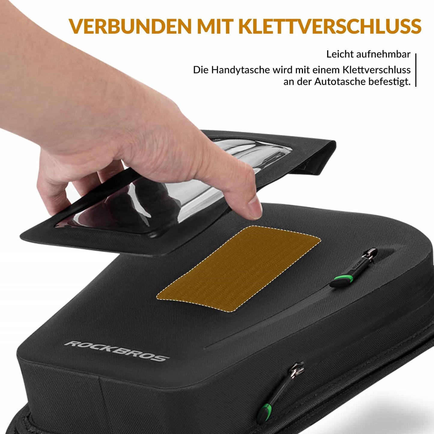 ROCKBROS Torba na zbiornik motocykla na nogę z magnetycznym przyssawką