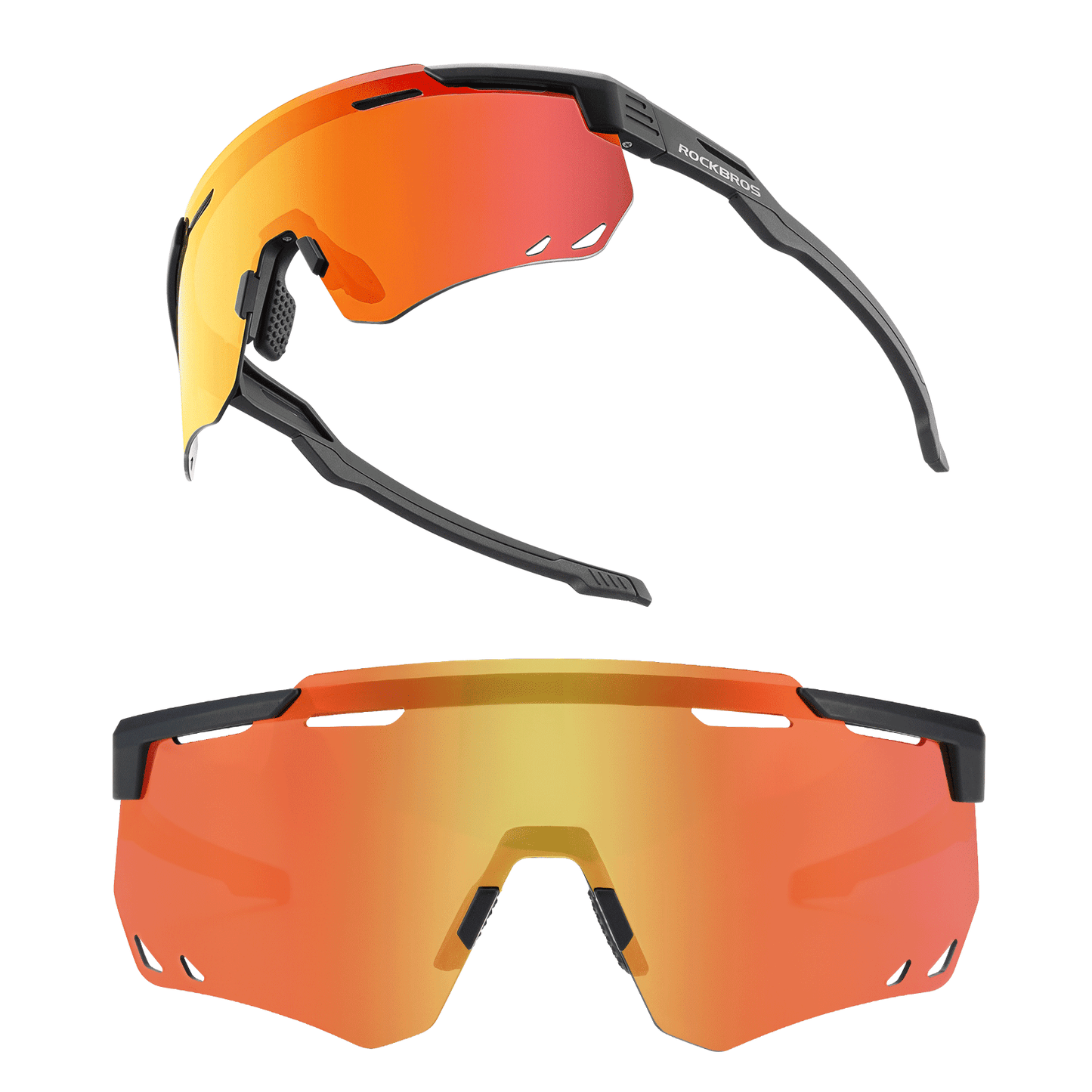 Ultralekkie okulary rowerowe, okulary przeciwsłoneczne z polaryzacją i ochroną UV400, ROCKBROS