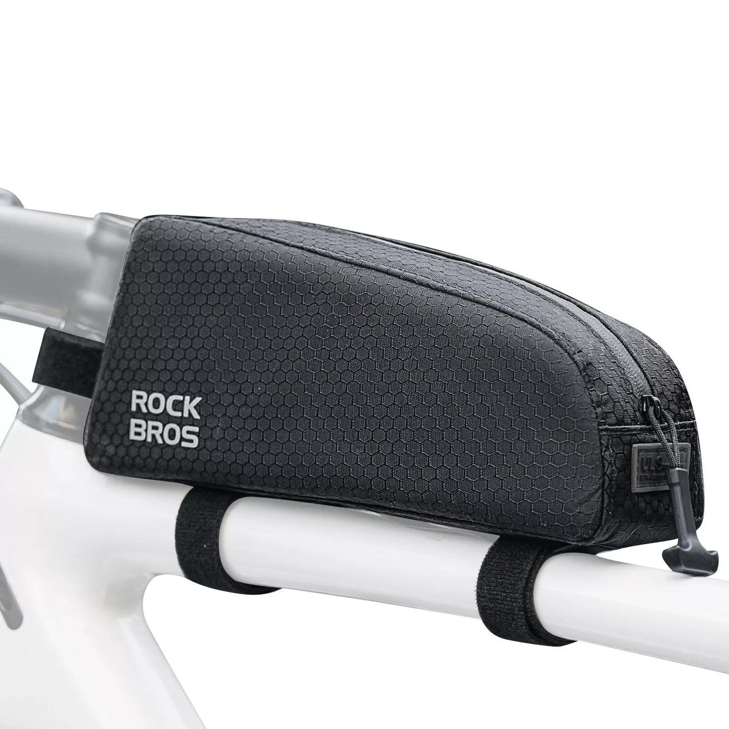 ROCKBROS Torba na rower Wodoodporna torba na ramę Wyjmowana torba trójkątna 0,9L