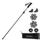 Kijki trekkingowe Qunature Kijki turystyczne 7075 aluminium 130cm