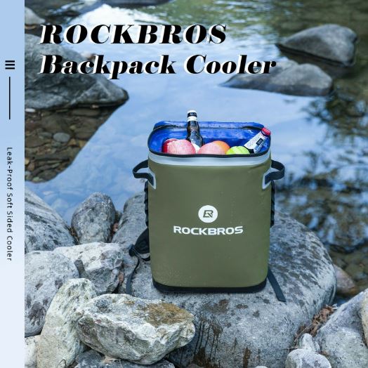 ROCKBROS Torba termoizolacyjna 20L wodoodporna lodówka turystyczna camping  torba piknikowa