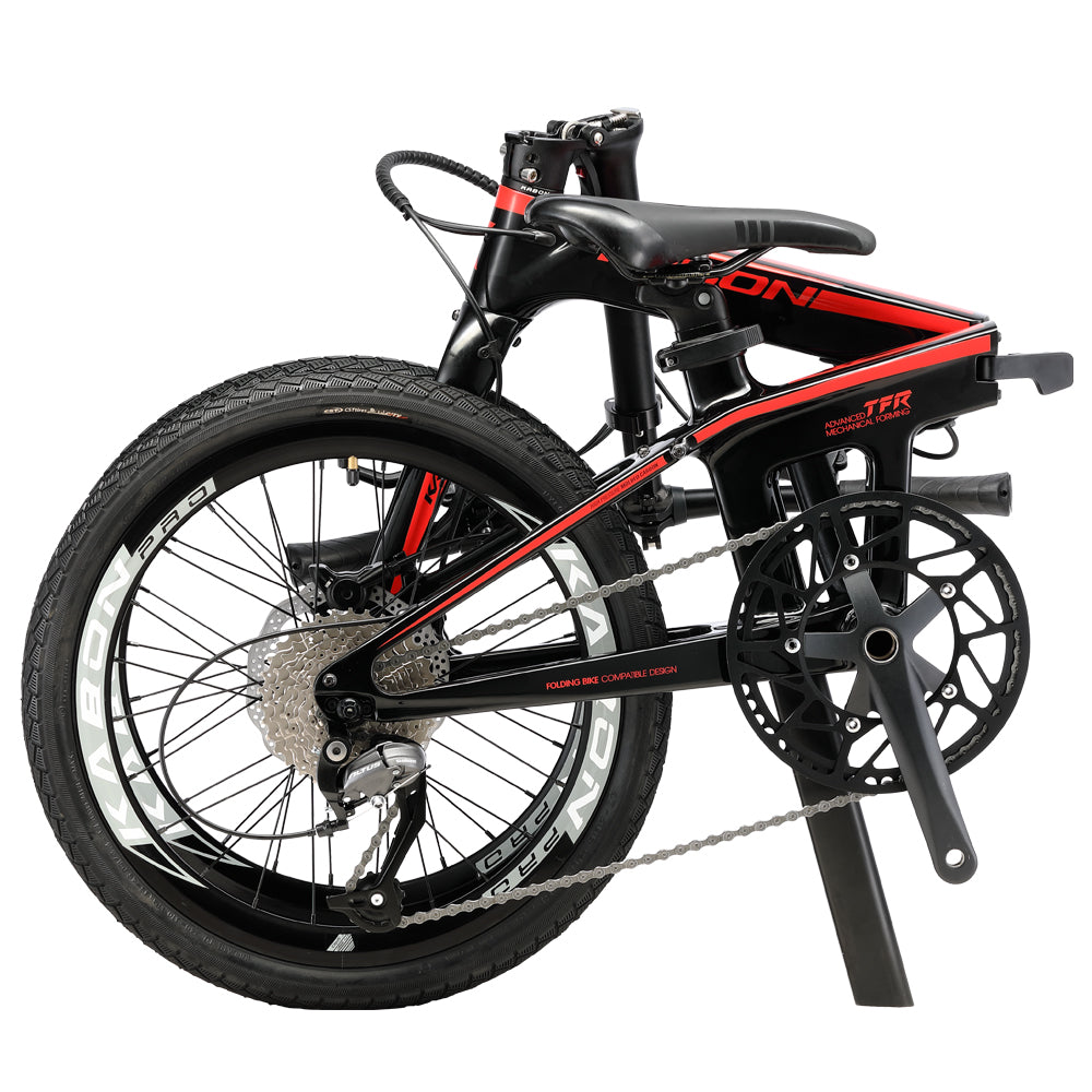 KABON Rower składany City Carbon Shimano Altus 9S 20 cali