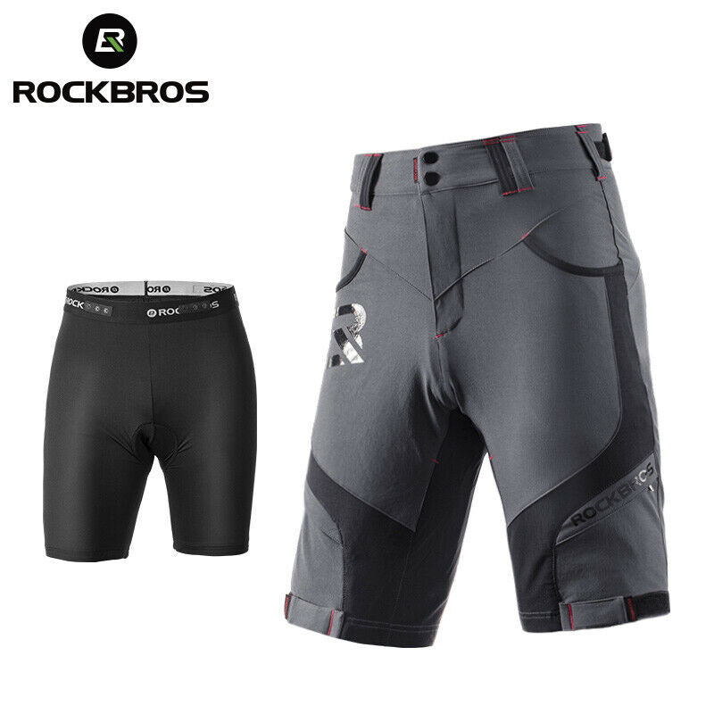 ROCKBROS Szorty Elite spodenki rowerowe z wewnętrznymi spodniami i wysciółką