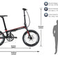 CARBO Rower składany City Carbon Shimano Altus 9S 20 cali