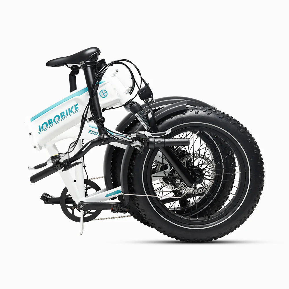 Rower elektryczny JOBOBIKE EddyX składany Shimano 7 biegów 20 cali akumulator 14 Ah