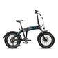 Rower elektryczny JOBOBIKE EddyX składany Shimano 7 biegów 20 cali akumulator 14 Ah