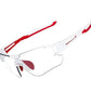 ROCKBROS 10126 Fotochromowe przezroczyste okulary rowerowe biale