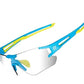 ROCKBROS 10126 Fotochromowe przezroczyste okulary rowerowe biale