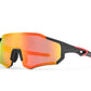 ROCKBROS 10182 Okulary sportowe z polaryzacja czarne (czerwone szkla)