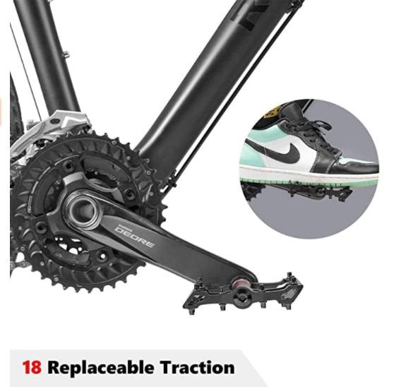 ROCKBROS 2020-12C Pedaly rowerowe MTB 9/16 cali aluminium