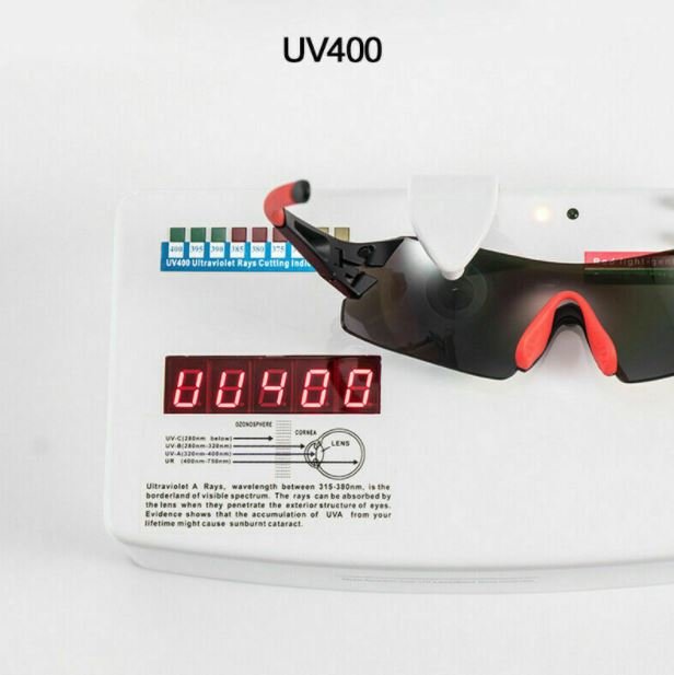 ROCKBROS Okulary przeciwsloneczne kolarskie bezramkowe z polaryzacja Okulary kolarskie UV400
