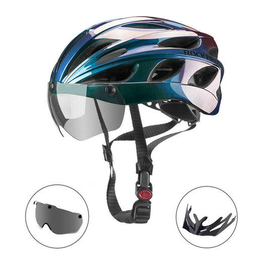 ROCKBROS Kask szosowy TT-16-C z okularami ochronnymi