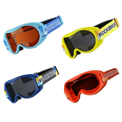ROCKBROS Gogle narciarskie dla kobiet mezczyzn Okulary narciarskie dla dzieci Zimowe przeciwmgielne