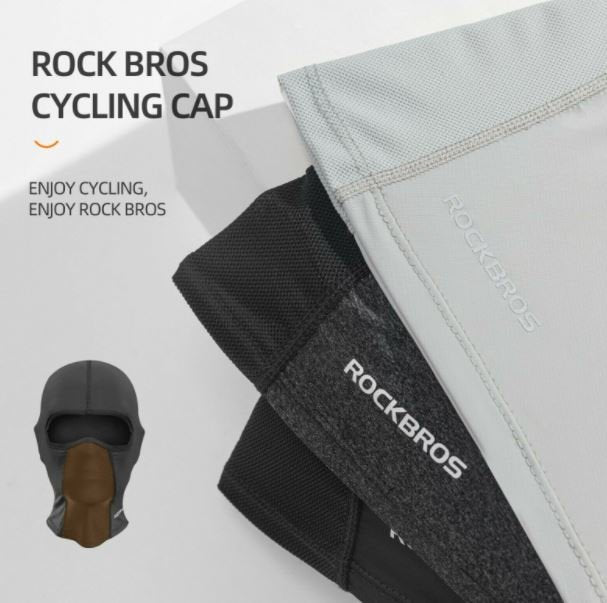 ROCKBROS Balaclava oddychajaca bandana motocyklowa UPF50+ Lato Ice Silk 3 kolory